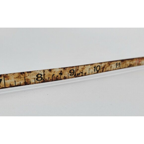 POWR-KRAFT Montgomery Ward 100 Ft  White Steel Tape Measure 84-4062 Roll Up - Picture 7 of 8